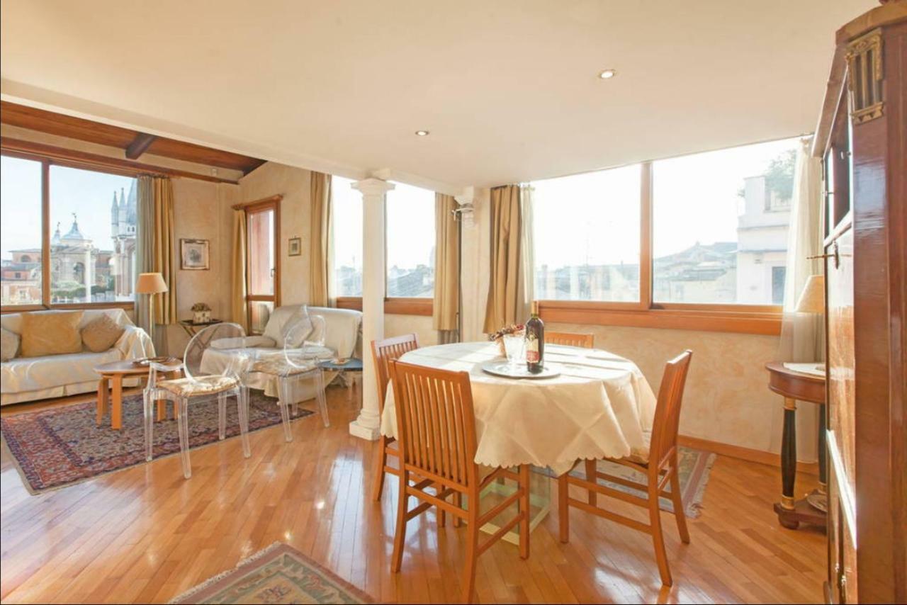 Amazing Panoramic Artist'S Loft Spanish Steps Rome Buitenkant foto