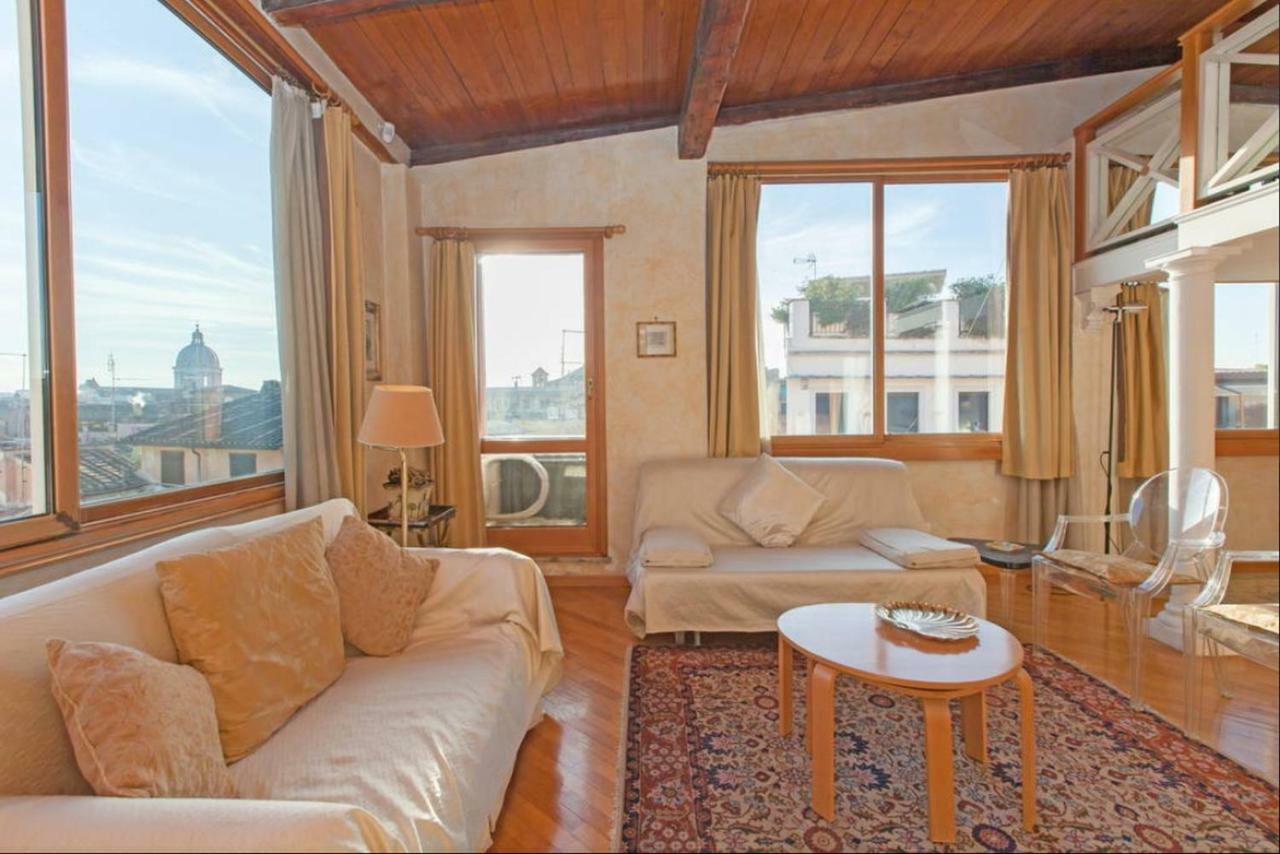 Amazing Panoramic Artist'S Loft Spanish Steps Rome Buitenkant foto