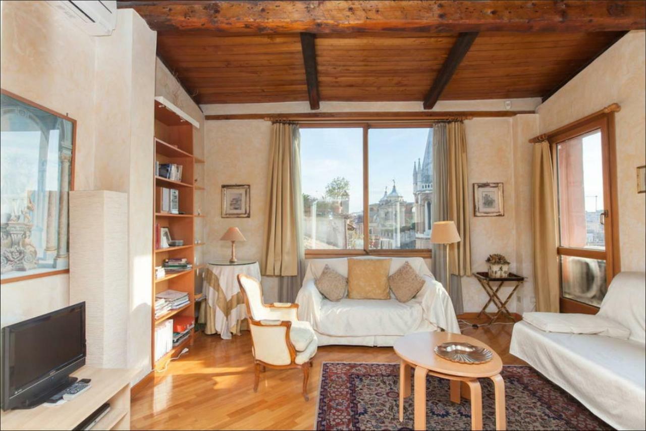 Amazing Panoramic Artist'S Loft Spanish Steps Rome Buitenkant foto